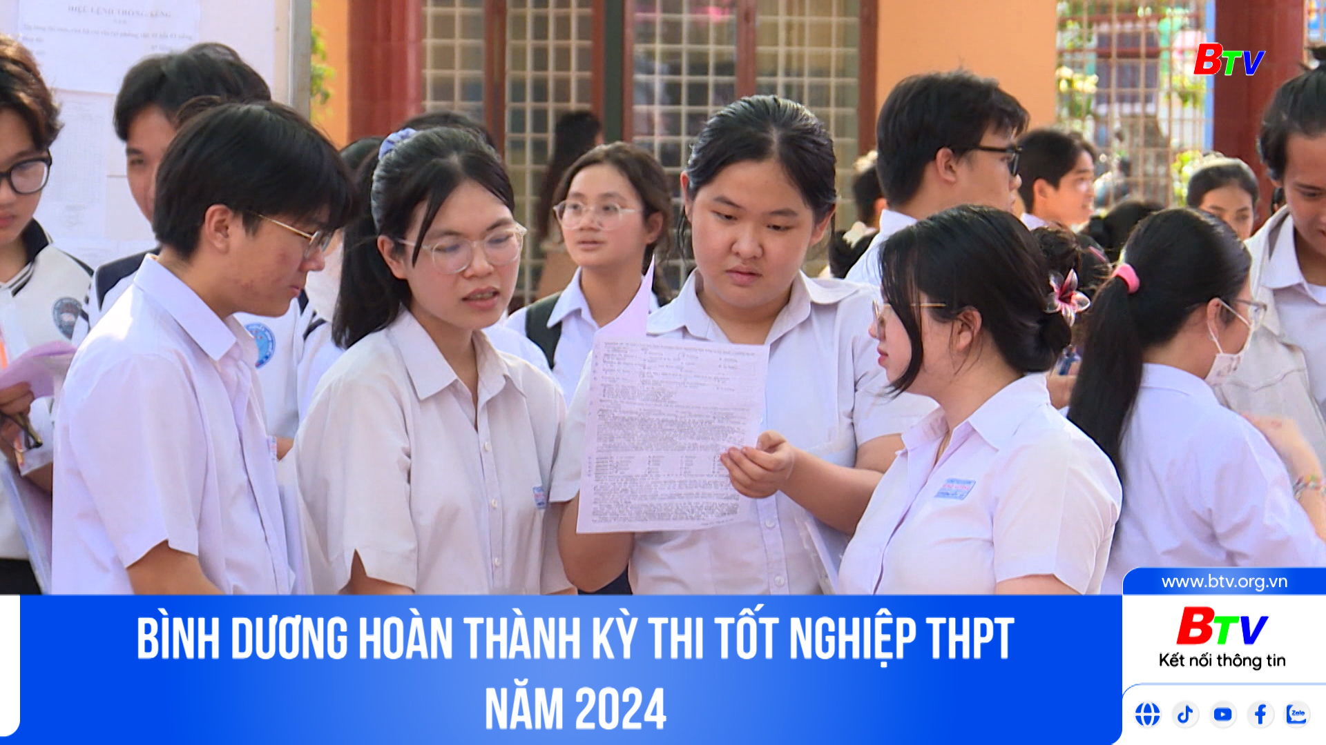 Bình Dương hoàn thành kỳ thi tốt nghiệp THPT năm 2024